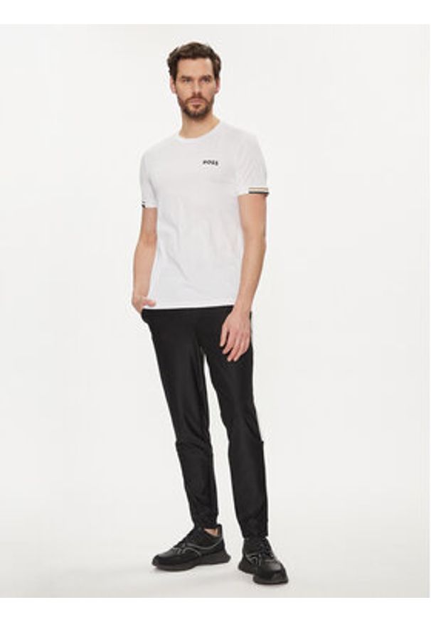 BOSS - Boss T-Shirt MB 50506348 Biały Regular Fit. Kolor: biały. Materiał: syntetyk