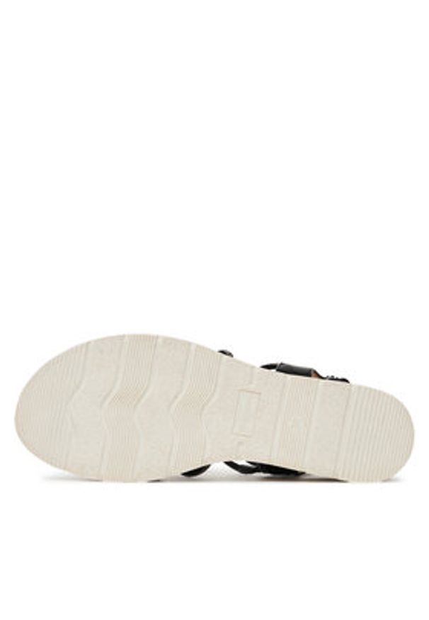 Clara Barson Sandały WS6306-02 Czarny. Kolor: czarny. Materiał: materiał, syntetyk