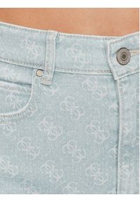 Guess Szorty jeansowe Lella W3GD49 WF5V3 Zielony Relaxed Fit. Kolor: zielony. Materiał: bawełna #5