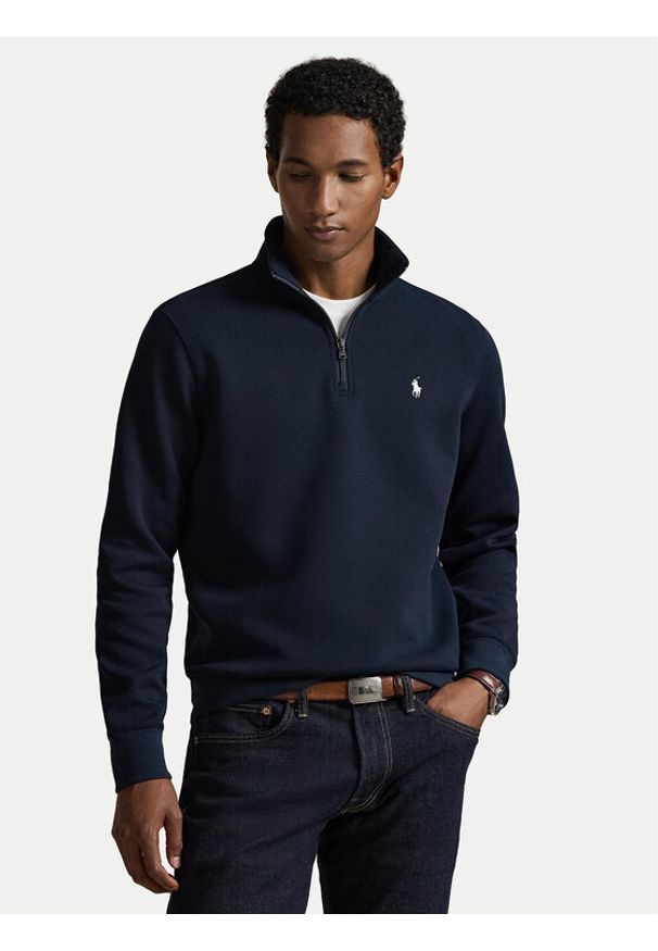 Polo Ralph Lauren Sweter 710P06234002 Granatowy Regular Fit. Typ kołnierza: polo. Kolor: niebieski. Materiał: syntetyk