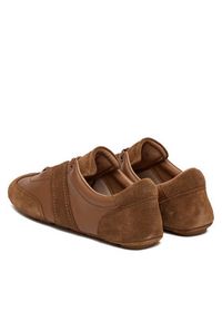 BOSS Sneakersy Roxanne 50557939 Brązowy. Kolor: brązowy. Materiał: zamsz, skóra #2