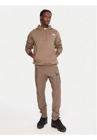 The North Face Bluza Simple Dome NF0A89FC Brązowy Regular Fit. Kolor: brązowy. Materiał: syntetyk #4