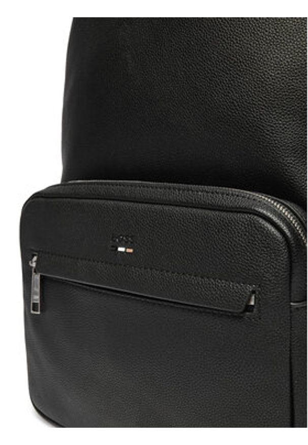 BOSS Plecak Ray 50536499 Czarny. Kolor: czarny. Materiał: skóra