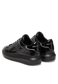 Karl Lagerfeld - KARL LAGERFELD Sneakersy Kapri KL62511S Czarny. Kolor: czarny. Materiał: skóra #6