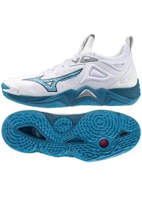 Buty do siatkówki Mizuno Wave Momentum 3 M V1GA231221 białe. Zapięcie: sznurówki. Kolor: biały. Materiał: guma, syntetyk. Model: Mizuno Wave. Sport: siatkówka