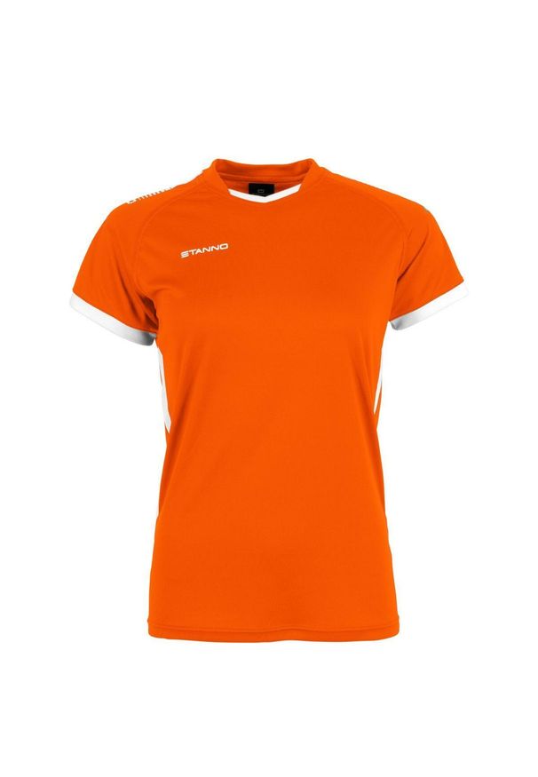 STANNO - Damski jersey Stanno First. Kolor: wielokolorowy, biały, pomarańczowy. Materiał: jersey