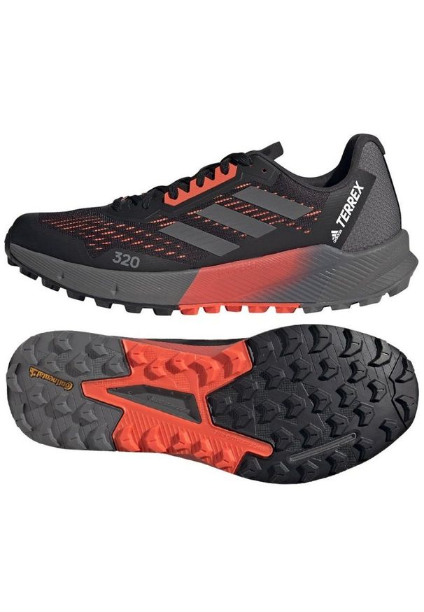Adidas - Buty do biegania adidas Terrex Agravic Flow 2 M GZ8887 czarne. Kolor: czarny. Materiał: syntetyk. Szerokość cholewki: normalna. Model: Adidas Terrex