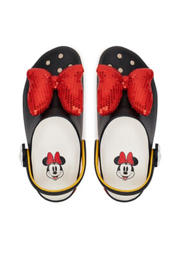Crocs Klapki Minnie Cls Platform Clg W 209896 Czarny. Kolor: czarny. Obcas: na platformie