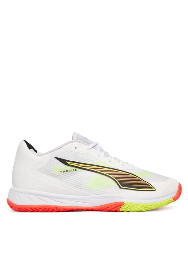 Puma Buty halowe Accelerate Turbo 4 Game On 108888 01 Biały. Kolor: biały. Materiał: materiał