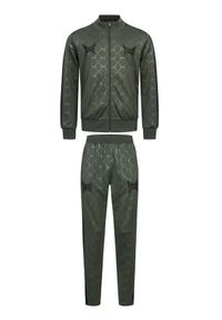 TAPOUT - Dres o regularnym kroju Tapout Punkass. Kolor: czarny, wielokolorowy, zielony. Materiał: dresówka. Wzór: aplikacja. Sport: fitness #2