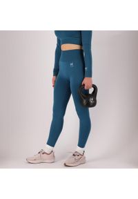 XTREME - Damski top sportowy Długie rękawy. Kolor: niebieski. Materiał: elastan, poliester. Długość rękawa: długi rękaw. Długość: długie. Sport: fitness