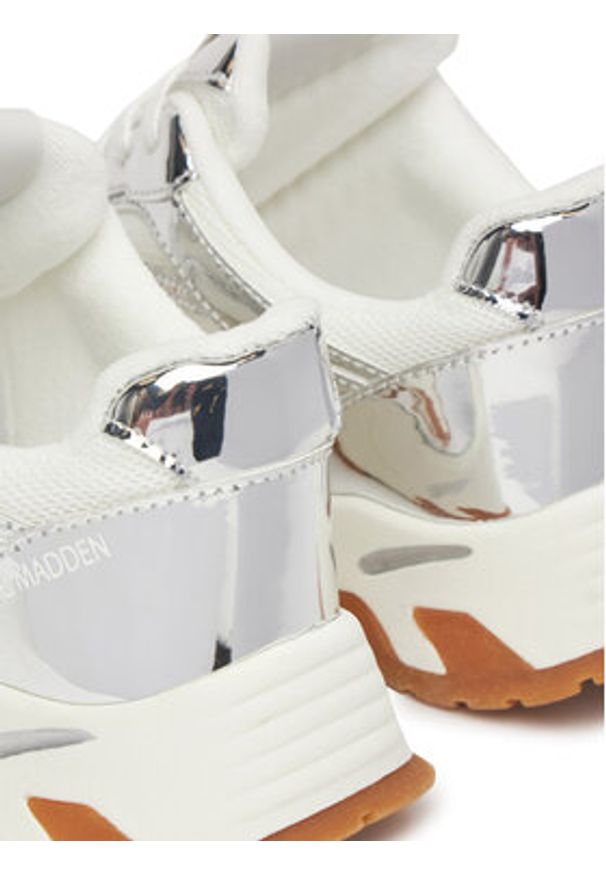 Steve Madden Sneakersy Sneak Peak-E SM19000129 Srebrny. Kolor: srebrny. Materiał: materiał