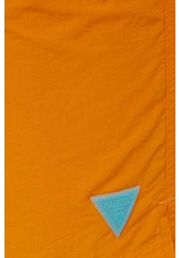 Guess szorty kąpielowe kolor pomarańczowy. Kolor: pomarańczowy. Materiał: materiał #4