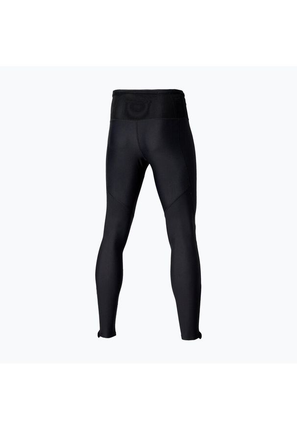 Legginsy do biegania męskie Mizuno Trail Multipocket Long black. Kolor: czarny. Sport: bieganie