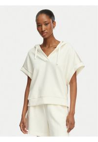 BOSS Bluza Mirage 50561076 Kremowy Relaxed Fit. Kolor: kremowy. Materiał: syntetyk #1