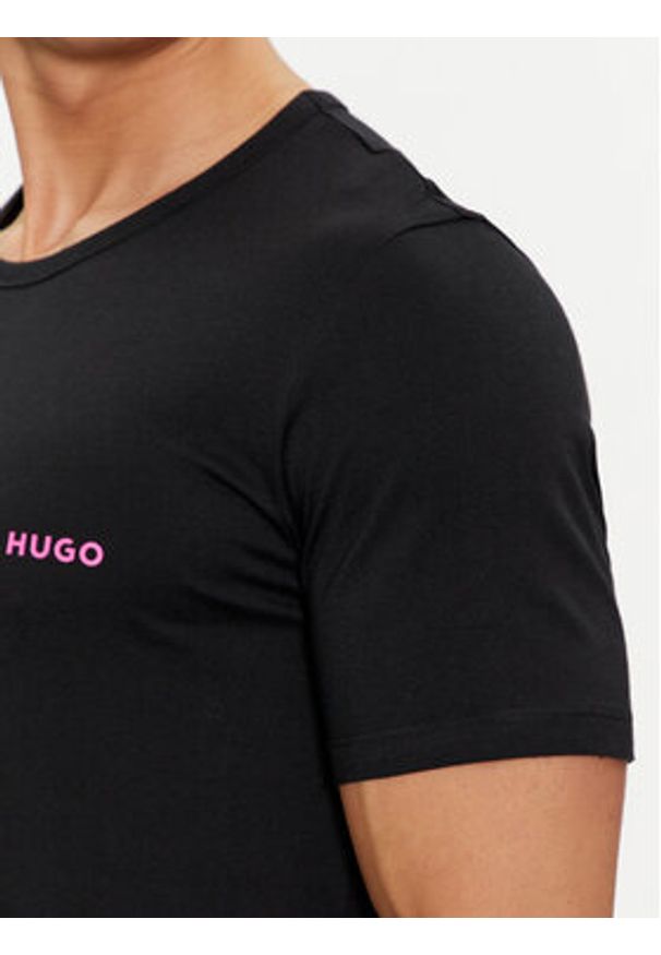 Hugo Komplet 3 t-shirtów 50480088 Czarny Regular Fit. Kolor: czarny. Materiał: bawełna