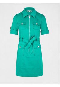 Morgan Sukienka codzienna 221-RENOM Zielony Regular Fit. Okazja: na co dzień. Kolor: zielony. Materiał: bawełna. Typ sukienki: proste. Styl: casual #7