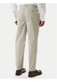 Calvin Klein Chinosy LV04LE612G Beżowy Slim Fit. Kolor: beżowy. Materiał: bawełna #3