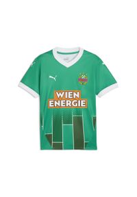 Puma - Młodzieżowa koszulka domowa SK Rapid Wiedeń PUMA Sport Green White. Kolor: zielony, biały, wielokolorowy. Sport: piłka nożna