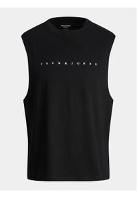 Jack & Jones - Jack&Jones Tank top Jjestar 12249131 Czarny Oversize. Kolor: czarny. Materiał: bawełna