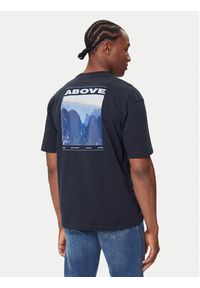 BOSS T-Shirt Te_Move 50547087 Granatowy Relaxed Fit. Kolor: niebieski. Materiał: bawełna