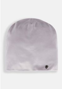 Volcano - Welurowa czapka damska smerfetka H-FROZEN. Kolor: szary. Materiał: welur. Sezon: jesień, zima #1