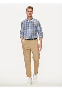 TOMMY HILFIGER - Tommy Hilfiger Koszula MW0MW34651 Niebieski Slim Fit. Kolor: niebieski. Materiał: bawełna #4