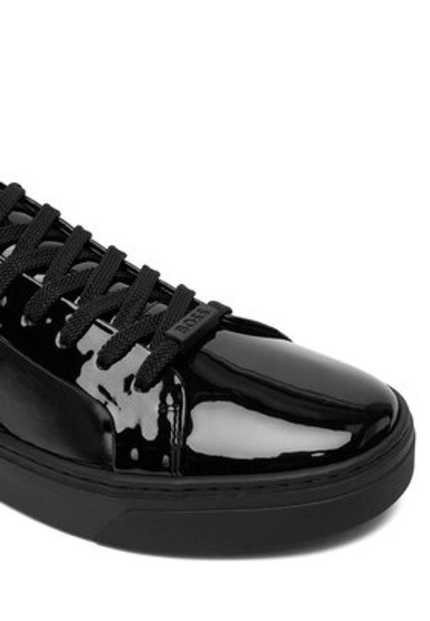 BOSS Sneakersy Gary 50553305 Czarny. Kolor: czarny. Materiał: skóra