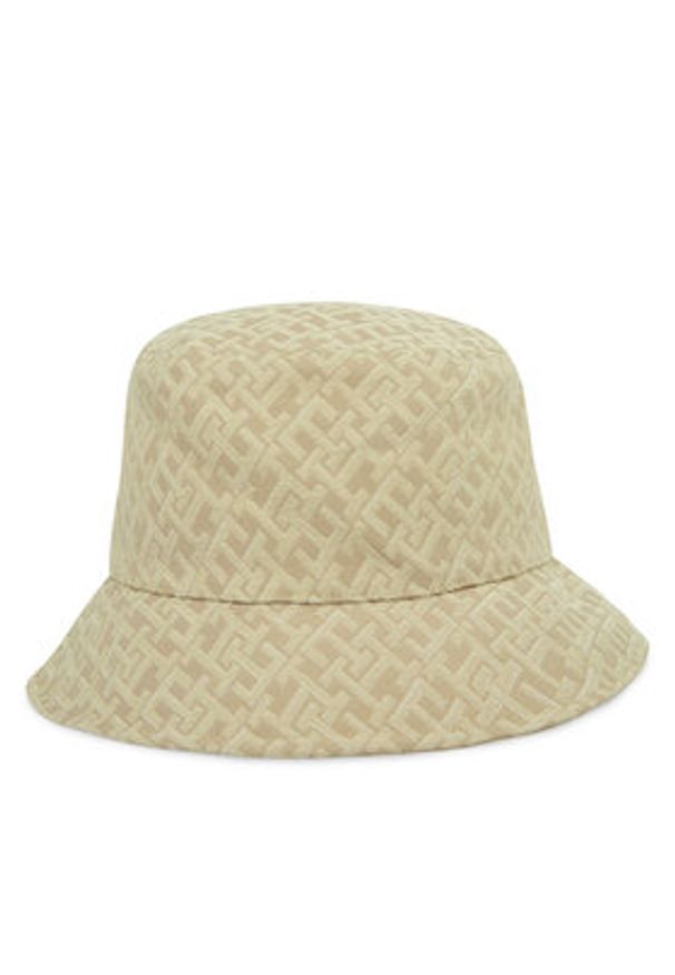 TOMMY HILFIGER - Tommy Hilfiger Kapelusz AW0AW16626 Beżowy. Kolor: beżowy. Materiał: materiał, poliester