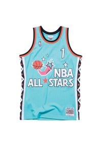Mitchell & Ness - Koszulka NBA All Star East Penny Hardaway. Kolor: niebieski, wielokolorowy, zielony. Sport: koszykówka #1