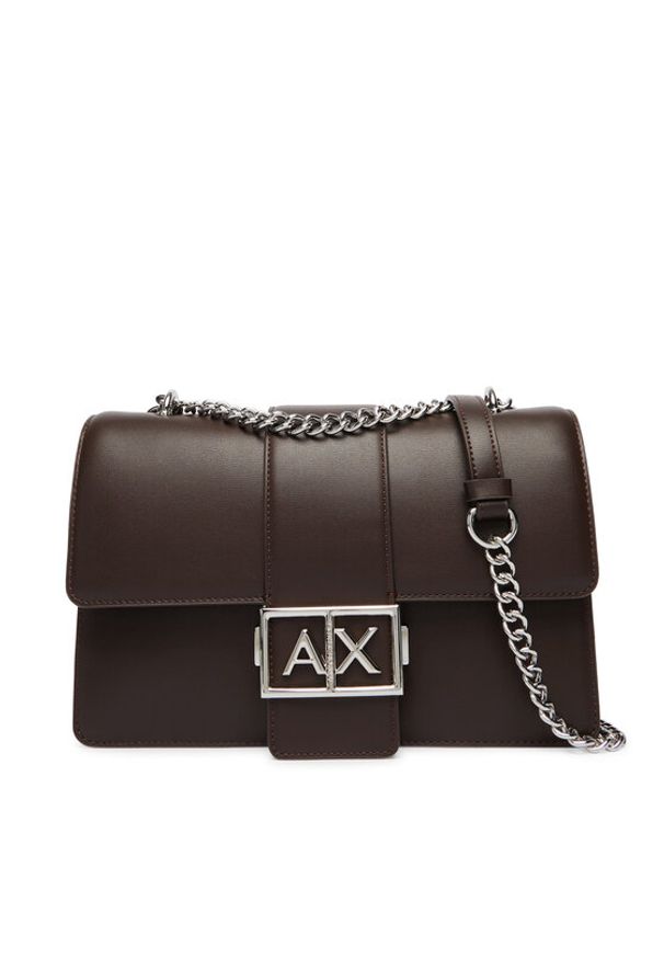 Armani Exchange Torebka XW000070 AF12039 U6018 Brązowy. Kolor: brązowy. Materiał: skórzane