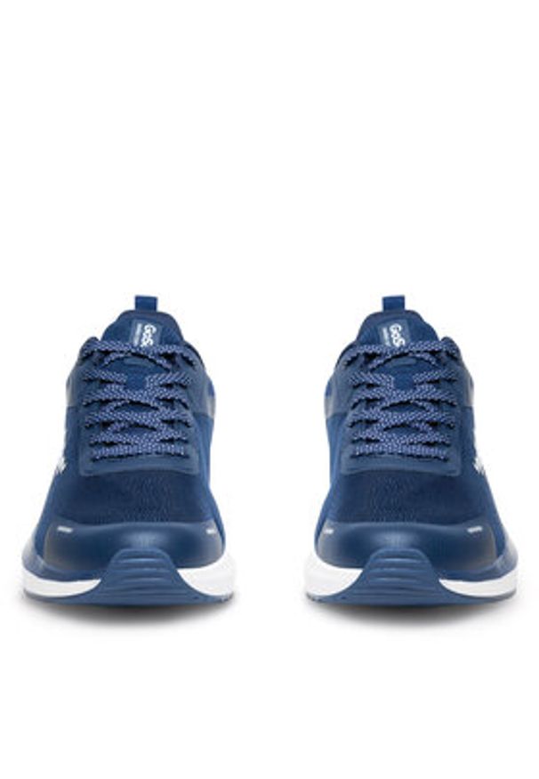 Go Soft Sneakersy MP-123 Granatowy. Kolor: niebieski. Materiał: materiał