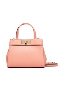 TOMMY HILFIGER - Tommy Hilfiger Torebka Th Modern Mini Satchel AW0AW18726 Różowy jasny. Kolor: różowy. Materiał: skórzane #5