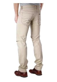 Lee - LEE DAREN ZIP FLY MĘSKIE SPODNIE MATERIAŁOWE BEIGE L707SC76. Materiał: materiał #2