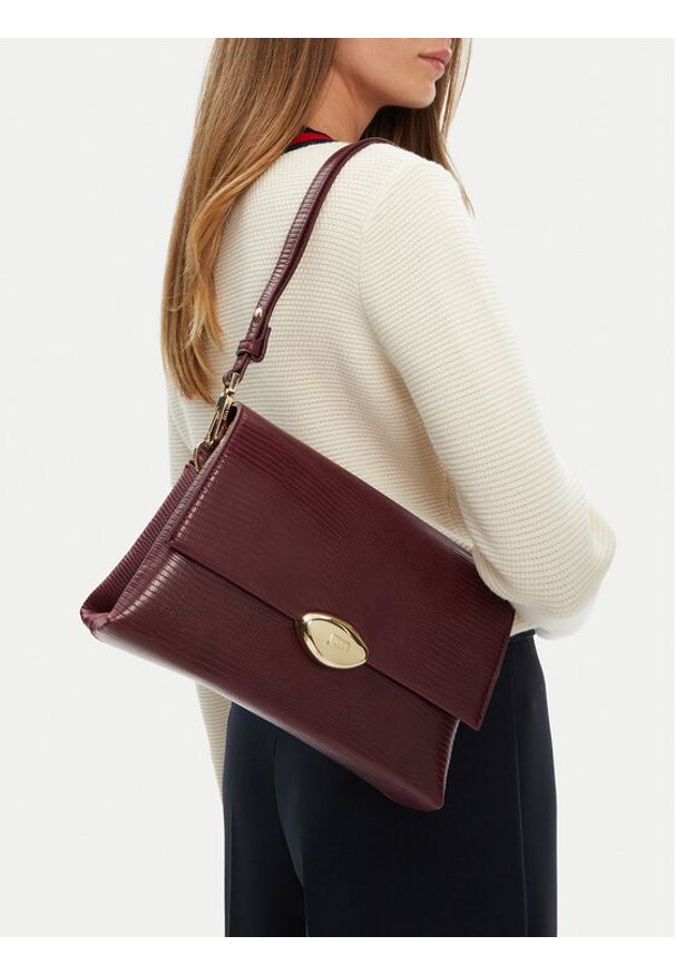 Gino Rossi Torebka CEO-LAILA-KQ034 Bordowy. Kolor: czerwony