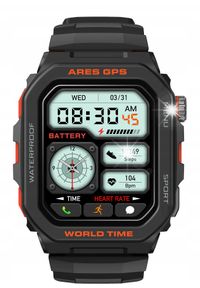 Smartwatch Zeblaze Smartwatch Zeblaze Ares GPS Czarny AMOLED Alexa 3ATM 14 dni Baterii. Rodzaj zegarka: smartwatch. Kolor: czarny #1