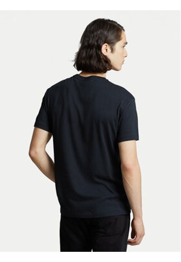 Polo Ralph Lauren T-Shirt Bsr 710680785 Czarny Custom Slim Fit. Typ kołnierza: polo. Kolor: czarny. Materiał: bawełna