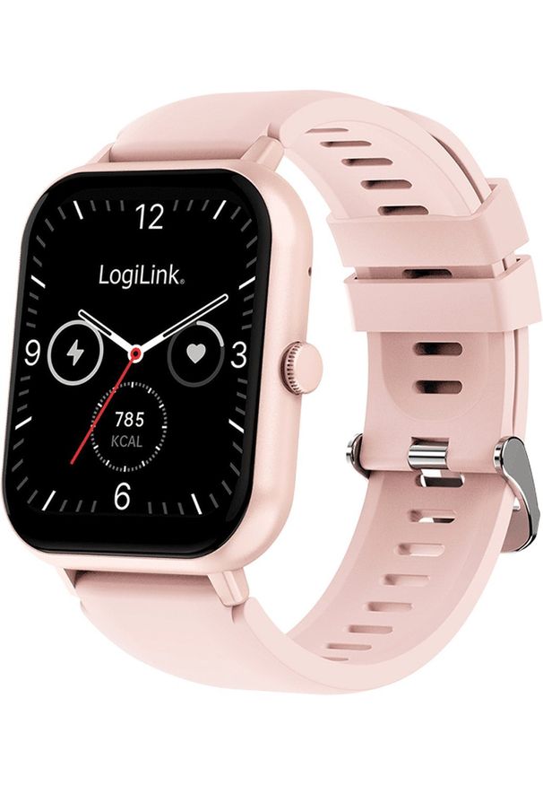 Smartwatch LogiLink Smartwatch Edge 1,83" LCD Touchscreen BT5.2 pink. Rodzaj zegarka: smartwatch
