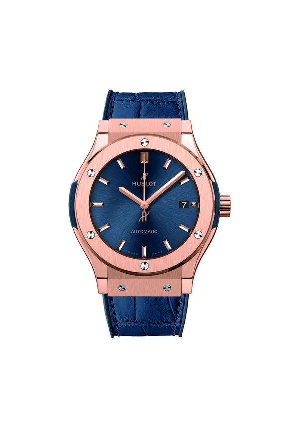 HUBLOT ZEGAREK CLASSIC FUSION 45 MM 511.OX.7180.LR. Materiał: skóra, guma. Styl: klasyczny, casual, elegancki, biznesowy