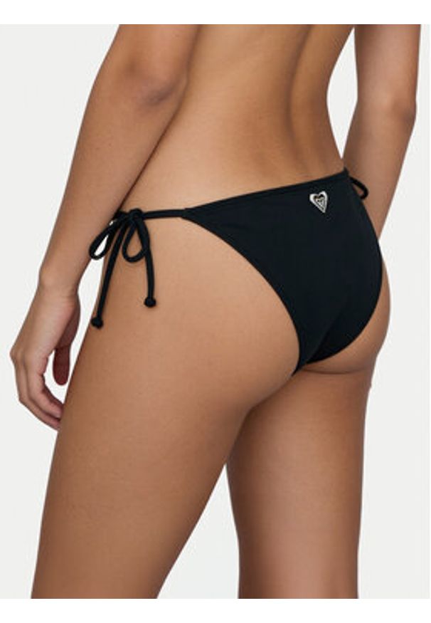 Roxy Dół od bikini Solid Essentials ERJX405209 Czarny. Kolor: czarny. Materiał: syntetyk