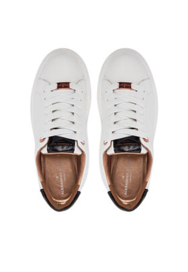 Alexander Smith Sneakersy London ALBBLHW 8402 Biały. Kolor: biały. Materiał: skóra