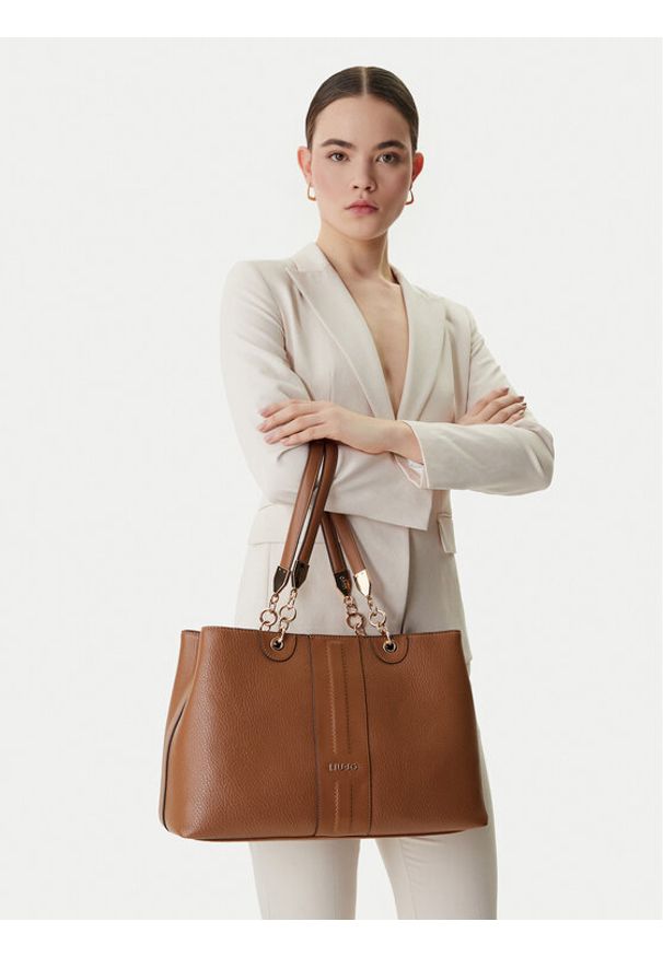 Liu Jo Torebka AA6104 E1109 Brązowy. Kolor: brązowy. Materiał: skórzane