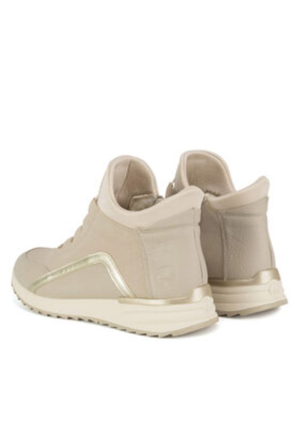 Rieker Trzewiki X8083-60 Beżowy. Kolor: beżowy. Materiał: materiał