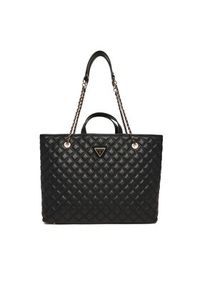 Guess Torebka Giully II HWQG96 73290 Czarny. Kolor: czarny. Materiał: skórzane