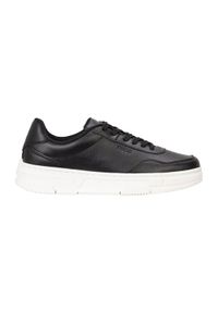 Hugo - HUGO Sneakersy Yarrow 50548507 Czarny. Kolor: czarny. Materiał: skóra