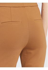 Max Mara Leisure Spodnie materiałowe Ariano 37861626 Brązowy Straight Fit. Kolor: brązowy. Materiał: wiskoza