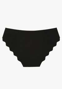 Renee - Czarne Majtki Figi o Bezszwowym Wykończeniu Dolitia. Kolor: czarny. Materiał: jeans