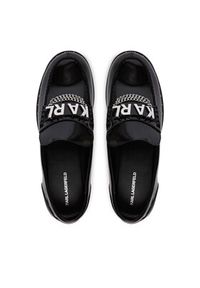 Karl Lagerfeld - KARL LAGERFELD Loafersy Lowell KL42226 Czarny. Kolor: czarny. Materiał: lakier, skóra #5