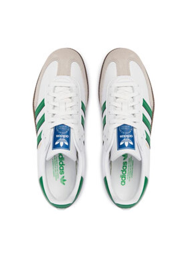 Adidas - adidas Sneakersy Samba Og IG1024 Biały. Kolor: biały. Materiał: skóra