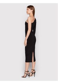 Victoria Victoria Beckham Sukienka koktajlowa One Shoulder 1222KDR003593A Czarny Slim Fit. Kolor: czarny. Materiał: wiskoza. Styl: wizytowy #2